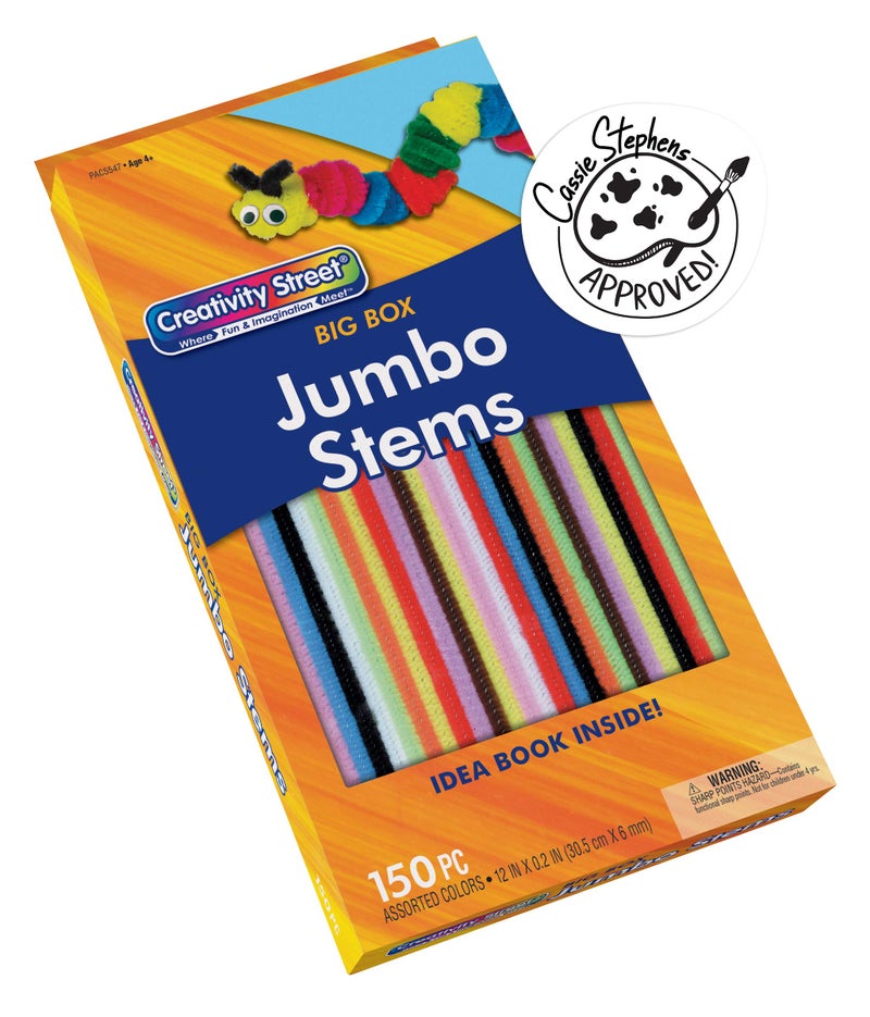 Chenille Kraft Creativity Street Big Box of Chenille Stems, 150-Count, Colors may vary (AC5547) - Image 1